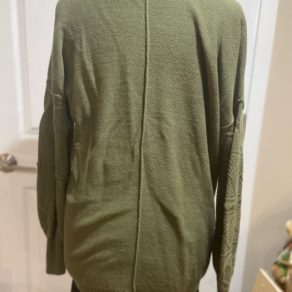 CAbi Deep Olive Green Women's Cardigan Sweater - Picture 5 of 5